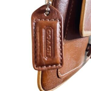 Coach Leather Buckle Wristlet